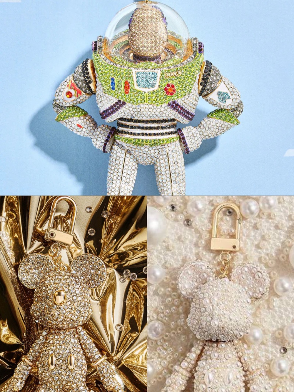 3 Disney Baublebar Bag Charms ✨